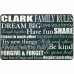 Personalized Family Rules Doormat, 17" x 27"   552986952